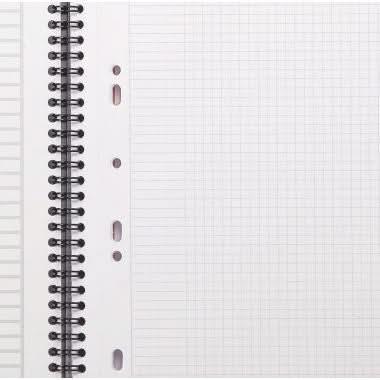 Cahier à spirale RHODIACTIVE Notebook, A4+, 160 pages perforées, 5x5 - Ma Rentrée Facile