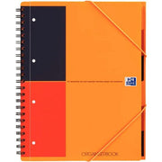 Cahier à spirale ORGANISERBOOK A4+,160 pages perforée, ligné 6 mm - Ma Rentrée Facile