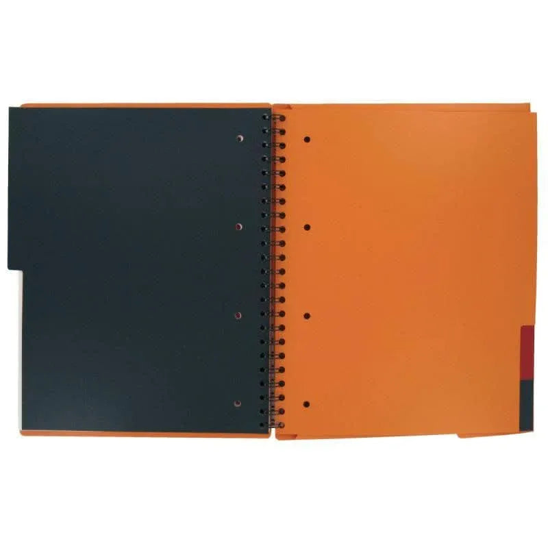 Cahier à spirale ORGANISERBOOK A4+,160 pages perforée, ligné 6 mm - Ma Rentrée Facile