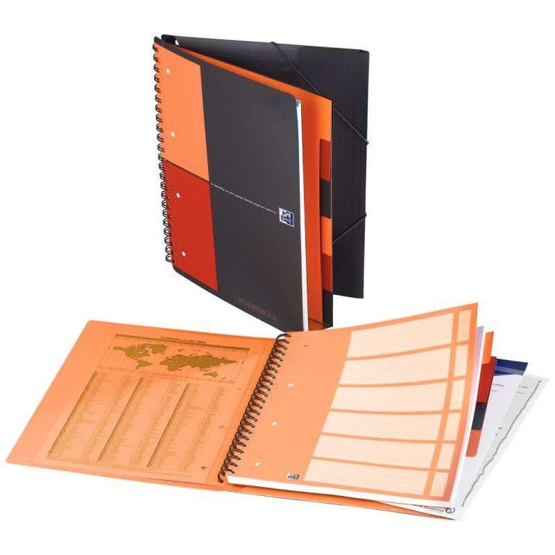 Cahier à spirale ORGANISERBOOK A4+,160 pages perforée, 5x5 - Ma Rentrée Facile