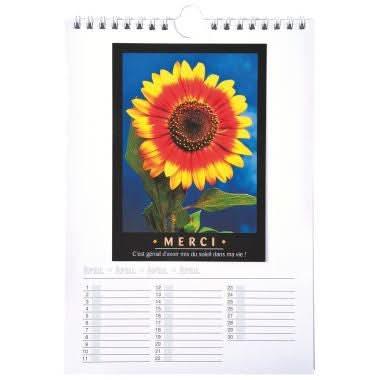Calendrier à décorer format : 17x24 cm - Ma Rentrée Facile