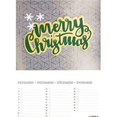 Calendrier à décorer format : 17x24 cm - Ma Rentrée Facile