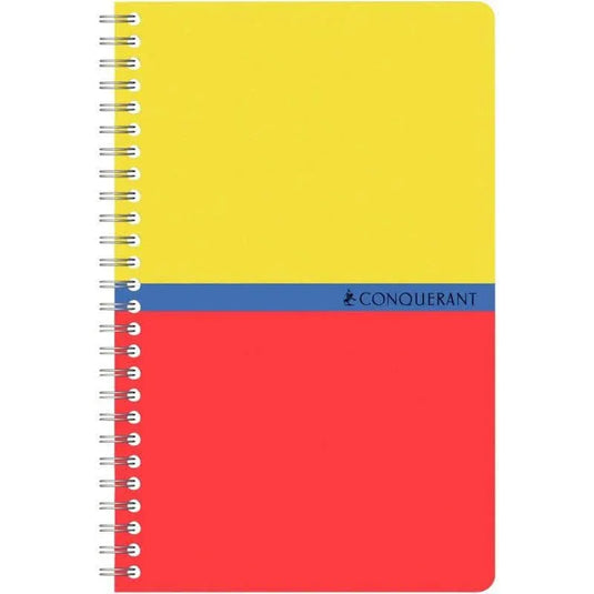 Carnet à spirale 9x14, 100 pages, 5x5, 70g, Coloris aléatoires, Conquérant - Ma Rentrée Facile