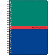 Carnet à spirale 10.5x14.8, 180 pages, 5x5, 70 g, coloris aléatoires, Conquérant - Ma Rentrée Facile