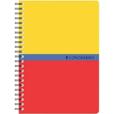 Carnet à spirale 10.5x14.8, 180 pages, 5x5, 70 g, coloris aléatoires, Conquérant - Ma Rentrée Facile