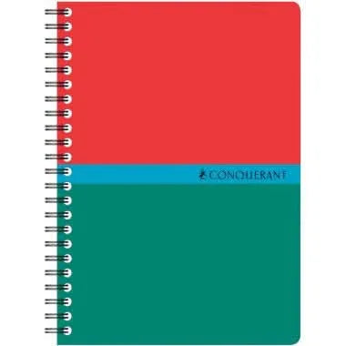 Carnet à spirale 10.5x14.8, 180 pages, 5x5, 70 g, coloris aléatoires, Conquérant - Ma Rentrée Facile