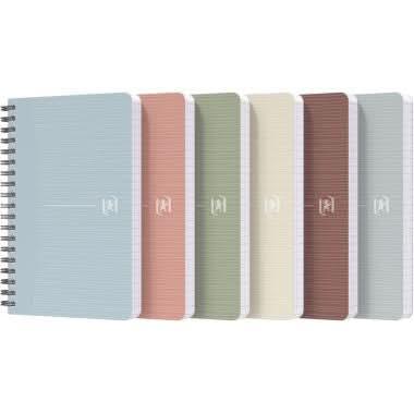 Carnet à spirale OXFORD MY REC'UP, 9x14, 180 pages, 5x5, Coloris aléatoires - Ma Rentrée Facile