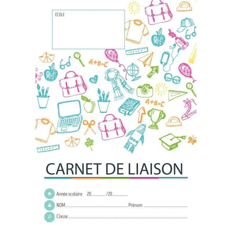 Carnet de liaison primaire + protège carnet 14,5x20,8, Fuzeau - Ma Rentrée Facile