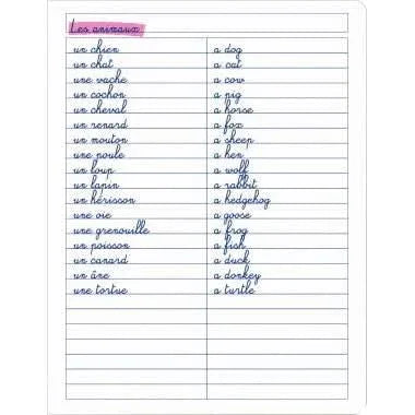 Carnet de vocabulaire, 17x22, 96 pages, 90g, Conquérant - Ma Rentrée Facile