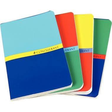Carnet 9x14, 96 pages, 5x5, 70g, Coloris aléatoires - Ma Rentrée Facile