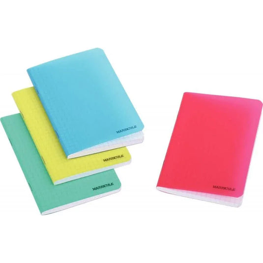 Carnet 9x14, 96 pages, 5x5, 70g, polypro coloris aléatoires - Ma Rentrée Facile