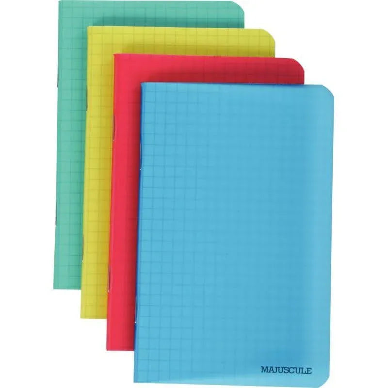Carnet 9x14, 96 pages, 5x5, 70g, polypro coloris aléatoires - Ma Rentrée Facile