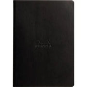 Carnet RHODIARAMA, A5, 64 pages, ligné, noir - Ma Rentrée Facile