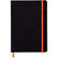 Carnet RHODIARAMA ,A5, 160 pages, ligné, couverture souple en simili cuir, noir - Ma Rentrée Facile