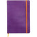 Carnet RHODIARAMA ,A5, 160 pages, ligné, couverture souple en simili cuir, violet - Ma Rentrée Facile