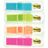 Etui de 4 x 35 index marque page, 12x44mm, Post-It, couleurs vives - Ma Rentrée Facile