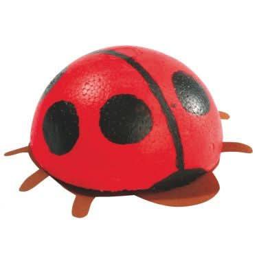 Carton de 100 boules polystyrène blanches avec 5 diamètres assortis : 30mm, 50mm, 60mm, 70mm et 80mm - Ma Rentrée Facile