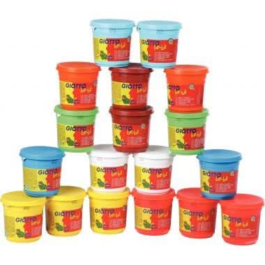 Carton de 18 pots de 220g de pâtes à jouer GIOTTO bébé - Ma Rentrée Facile