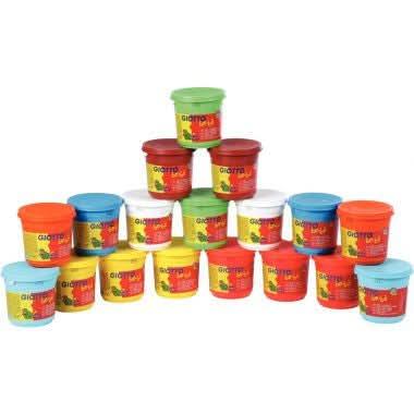 Carton de 18 pots de 220g de pâtes à jouer GIOTTO bébé - Ma Rentrée Facile