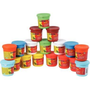 Carton de 18 pots de 220g de pâtes à jouer GIOTTO bébé - Ma Rentrée Facile