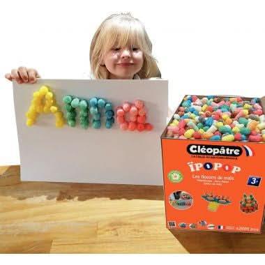 Carton de 2000 flocons de maïs Cléôpatre ÏPOPOP - Ma Rentrée Facile