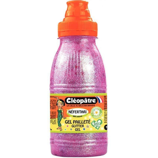 Carton de 4 flacons 500ml de gels pailletés décoratifs - Ma Rentrée Facile