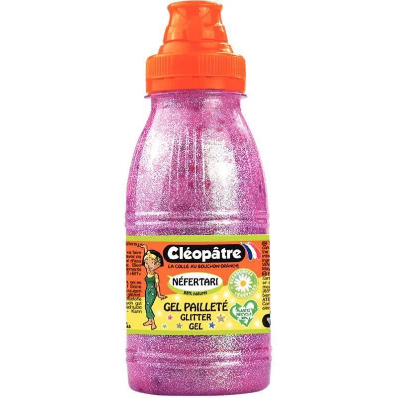 Carton de 4 flacons 500ml de gels pailletés décoratifs - Ma Rentrée Facile