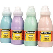Carton de 4 flacons 500ml de peinture pailletée, coloris pastel - Ma Rentrée Facile