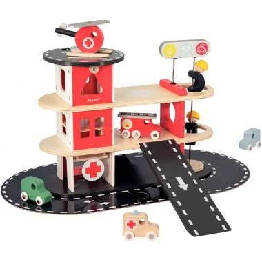 Caserne des pompiers en bois JANOD - Ma Rentrée Facile
