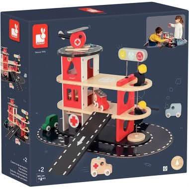 Caserne des pompiers en bois JANOD - Ma Rentrée Facile