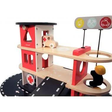 Caserne des pompiers en bois JANOD - Ma Rentrée Facile