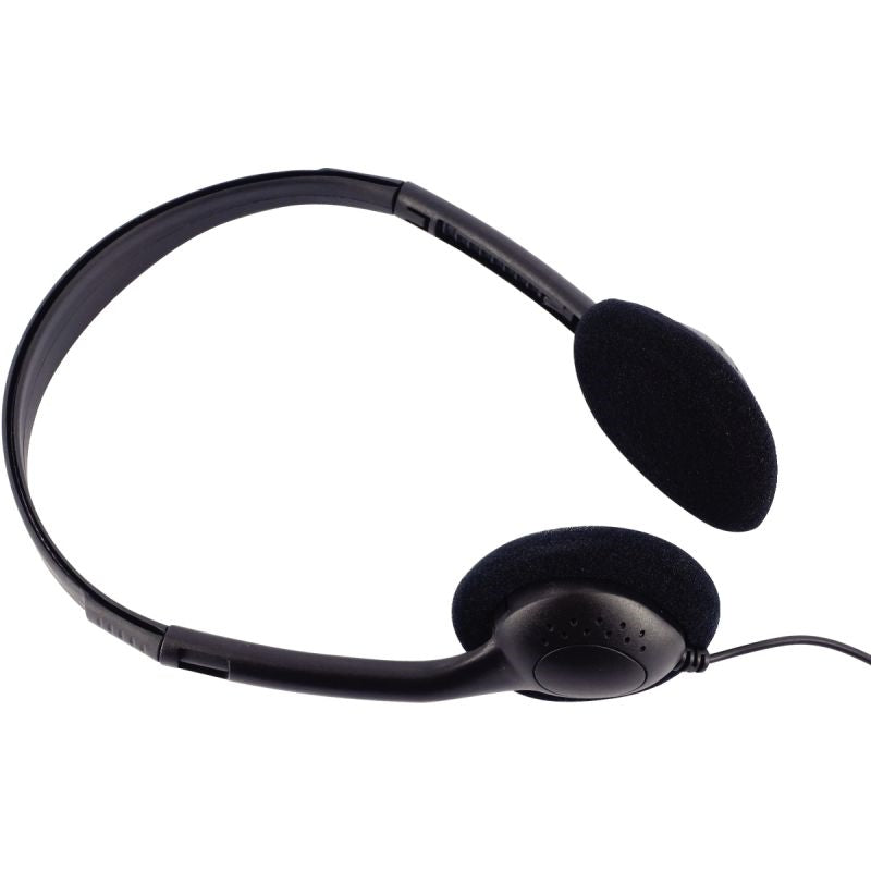 Casque stéreo jack 3,5 mm noir
