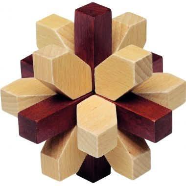 Casse tête fleur en bois - Ma Rentrée Facile