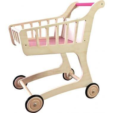 Chariot de supermarché en bois - Ma Rentrée Facile