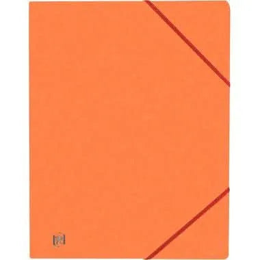 Chemise cartonnée 3 rabats à élastiques 17x22 cm OXFORD coloris aléatoires - Ma Rentrée Facile