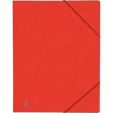 Chemise cartonnée 3 rabats à élastiques 17x22 cm OXFORD coloris aléatoires - Ma Rentrée Facile