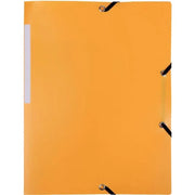 Chemise plastique 3 rabats à élastiques jaune - Ma Rentrée Facile