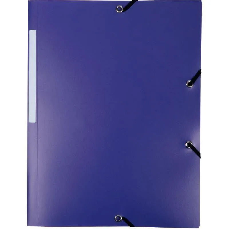 Chemise plastique 3 rabats à élastiques violet - Ma Rentrée Facile