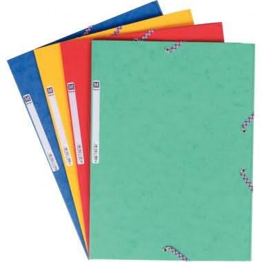 Chemise 3 rabats à élastiques M'FIRST en carte lustrée 590g, vert - Ma Rentrée Facile