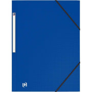 Chemise plastique 3 rabats à élastiques MEMPHIS bleu - Ma Rentrée Facile