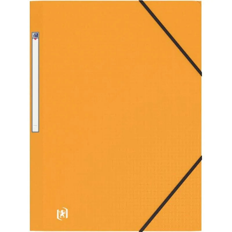 Chemise plastique 3 rabats à élastiques MEMPHIS jaune - Ma Rentrée Facile