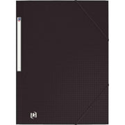 Chemise plastique 3 rabats à élastiques MEMPHIS noir - Ma Rentrée Facile