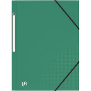 Chemise plastique 3 rabats à élastiques MEMPHIS vert - Ma Rentrée Facile