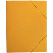 Chemise cartonnée sans rabat à élastiques jaune EXACOMPTA - Ma Rentrée Facile