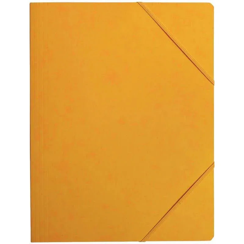 Chemise cartonnée sans rabat à élastiques jaune EXACOMPTA - Ma Rentrée Facile