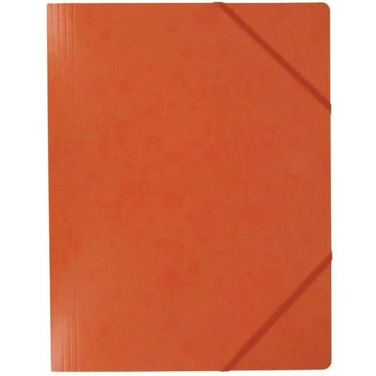 Chemise cartonnée sans rabat à élastiques orange EXACOMPTA - Ma Rentrée Facile