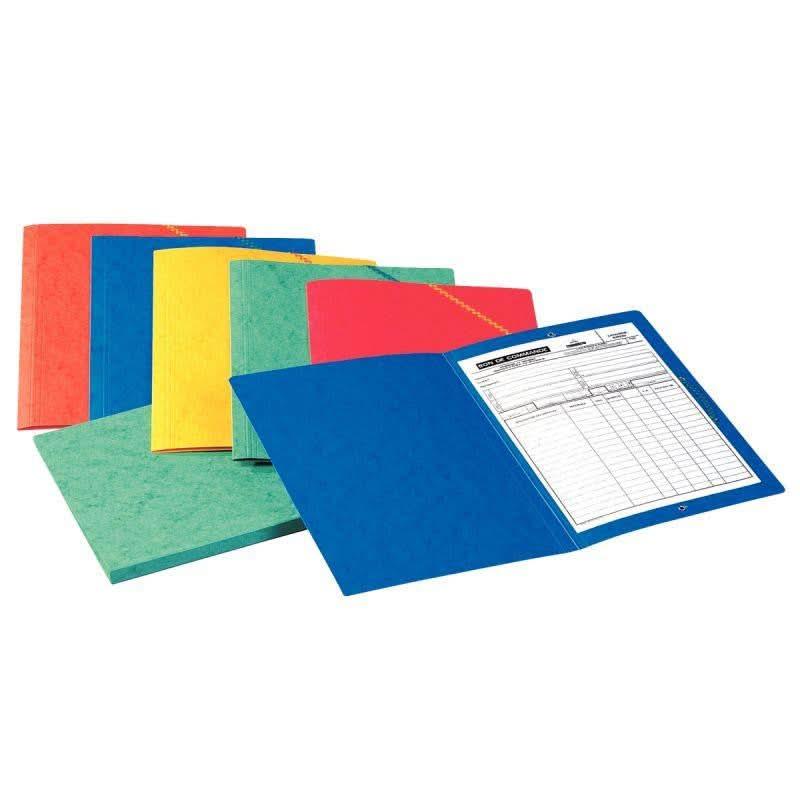 Chemise cartonnée sans rabat à élastiques rouge EXACOMPTA - Ma Rentrée Facile