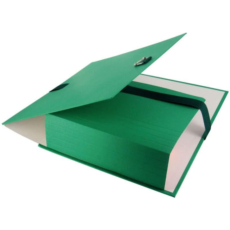 Chemise extensible à sangle qualité toilée 24x32 cm vert - Ma Rentrée Facile