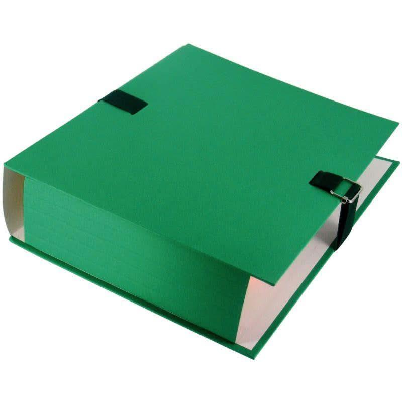 Chemise extensible à sangle qualité toilée 24x32 cm vert - Ma Rentrée Facile