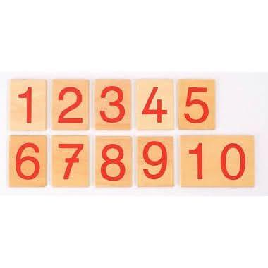 Chiffres imprimés de 1 à 10, gamme économique Montessori - Ma Rentrée Facile